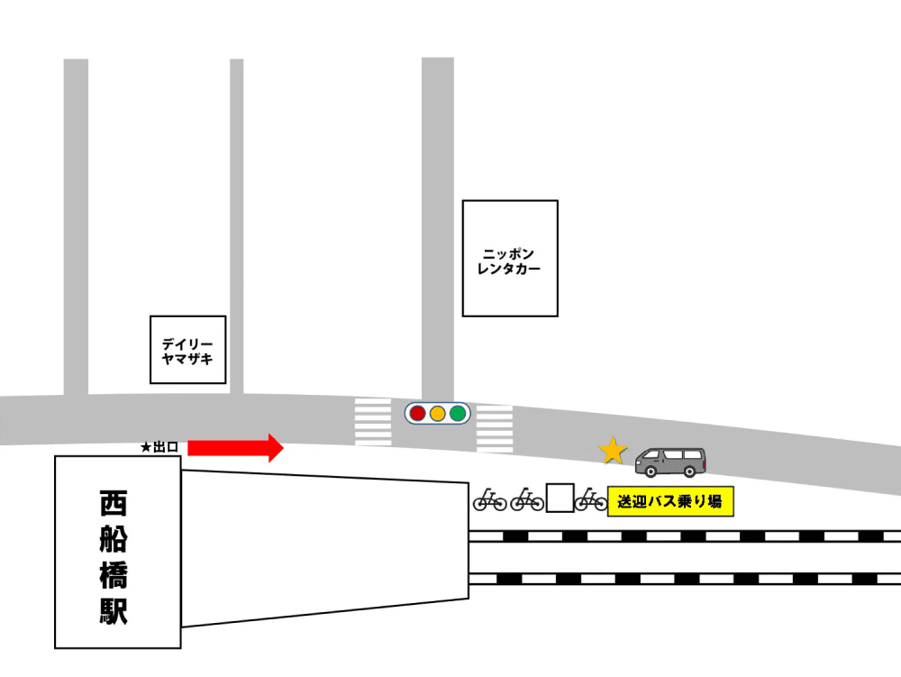 送迎アクセスマップ